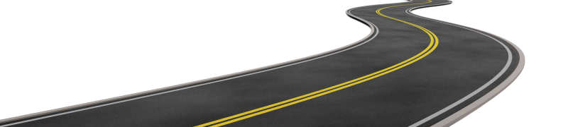 Автодорога на прозрачном фоне