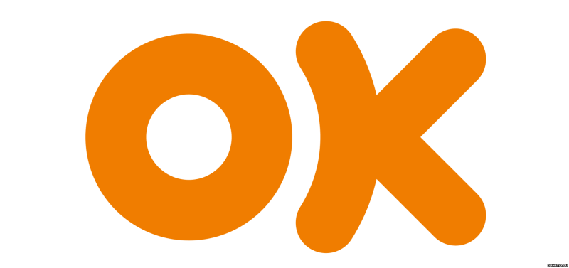 Логотип Одноклассники на прозрачном фоне