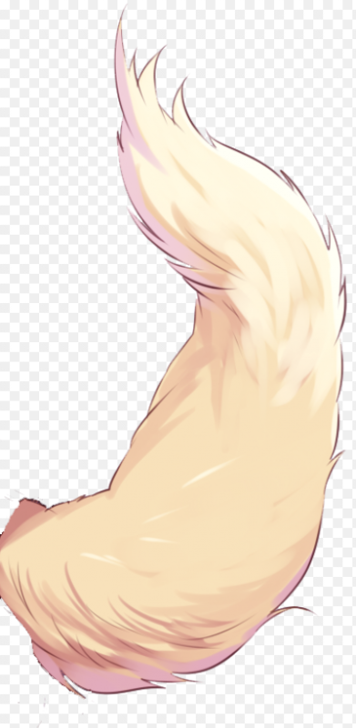 Хвост Кицунэ сзади