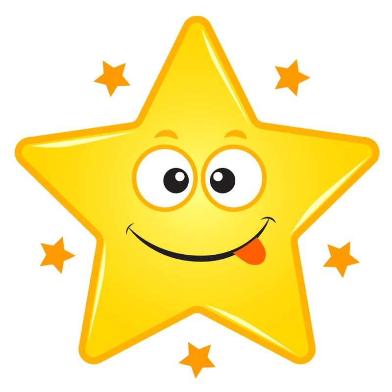 Звездочка мультяшная