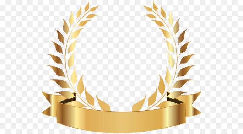 Лавровый венок с лентой