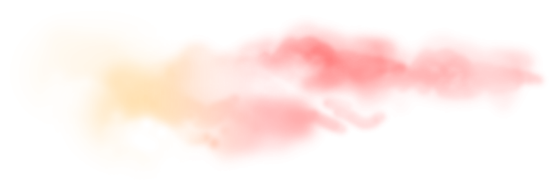 Розовые облака на прозрачном фоне