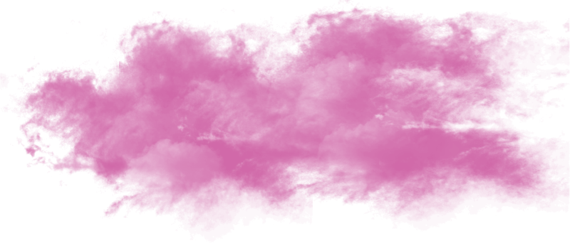 Цветное облако на прозрачном фоне