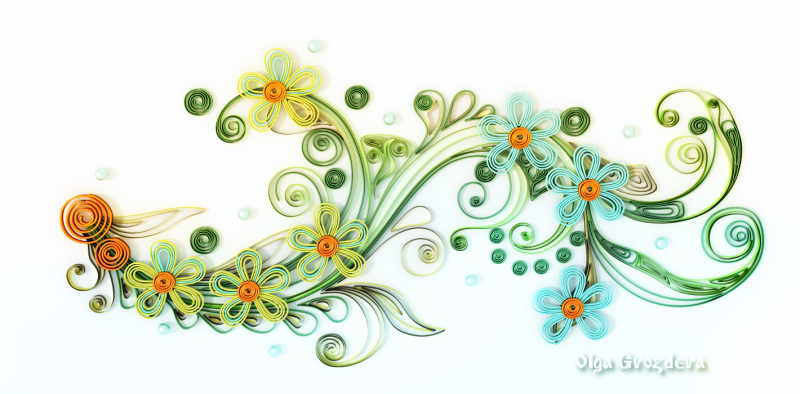 Фон для квиллинга