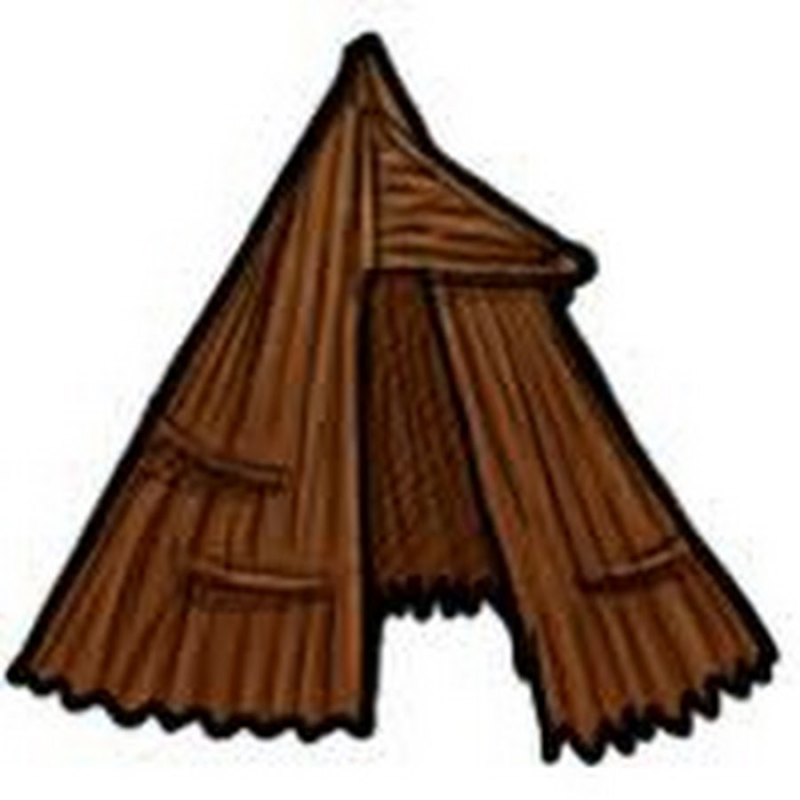 Нарисовать шалаш