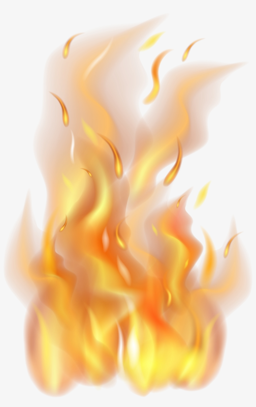 Огонь без фона