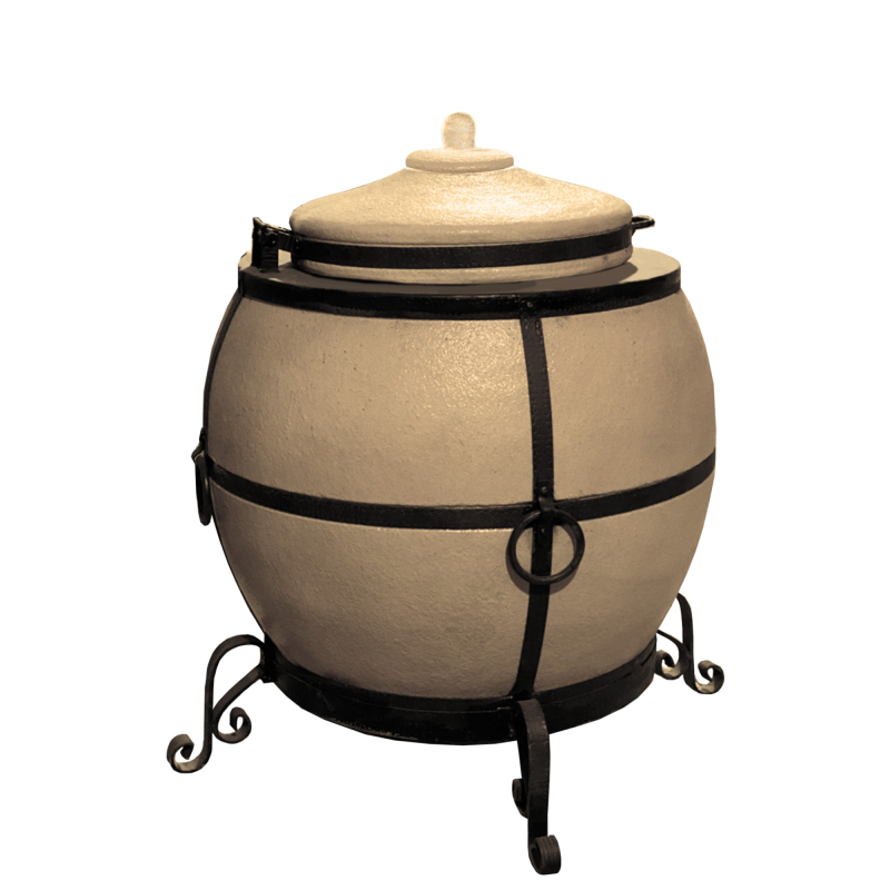 Тандыр на углях