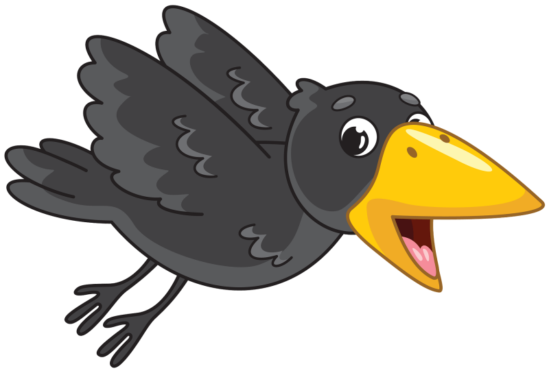 Ворона вектор