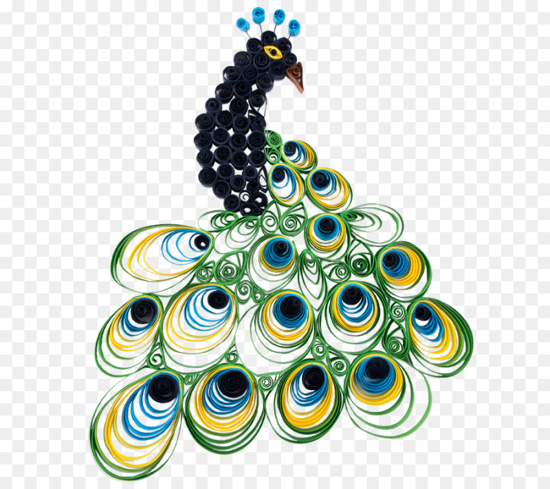 Квиллинг Павлины