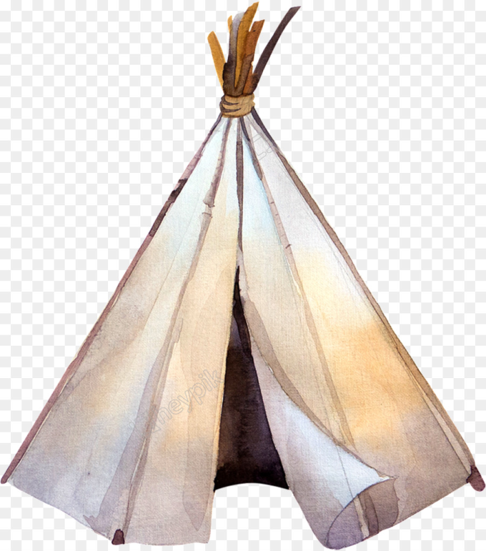 Вигвам на белом фоне