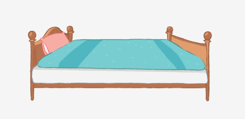 Кровать иллюстрация