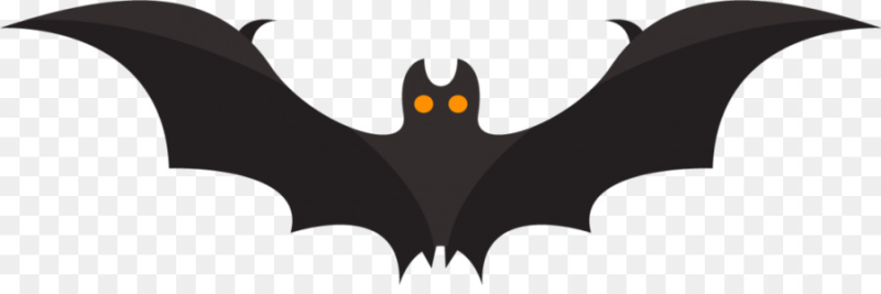 Летучая мышь на прозрачном фоне