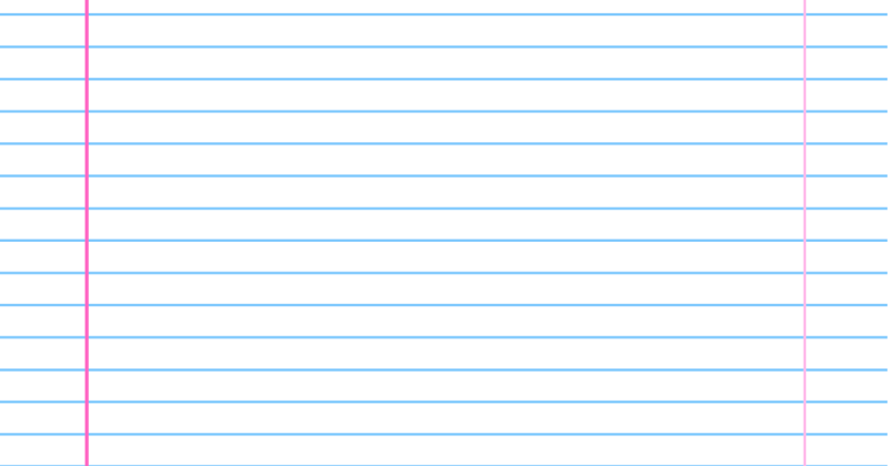 Лист в широкую линию