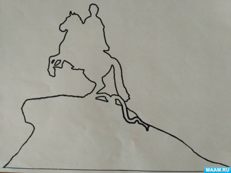 Медный всадник Санкт-Петербург для детей