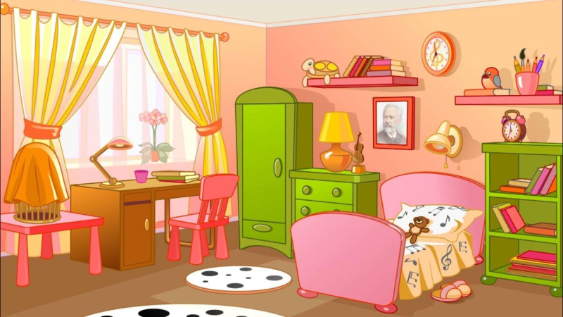 Мультяшные комнаты