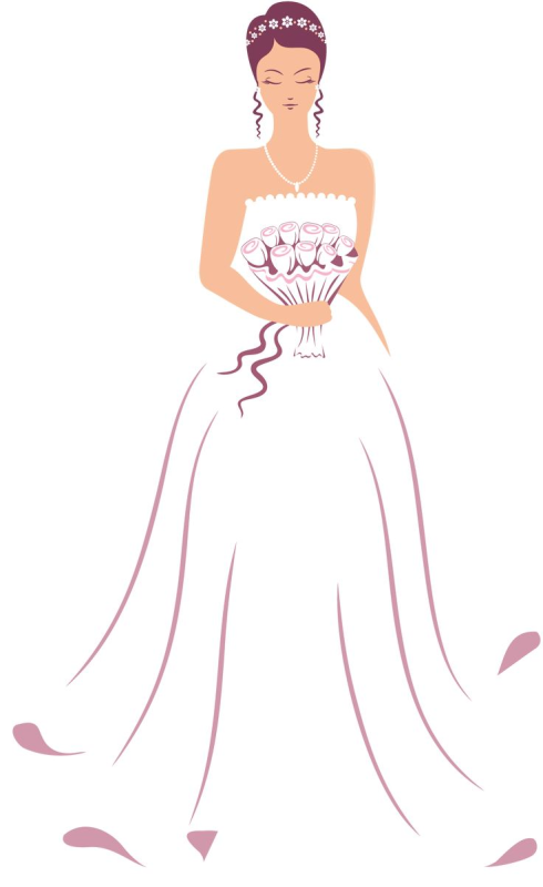 Платье рисунок