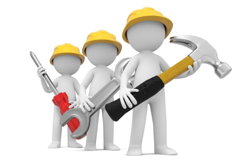 Разнорабочий мультяшный