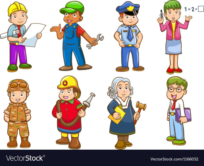 Изображения разных профессий для детей
