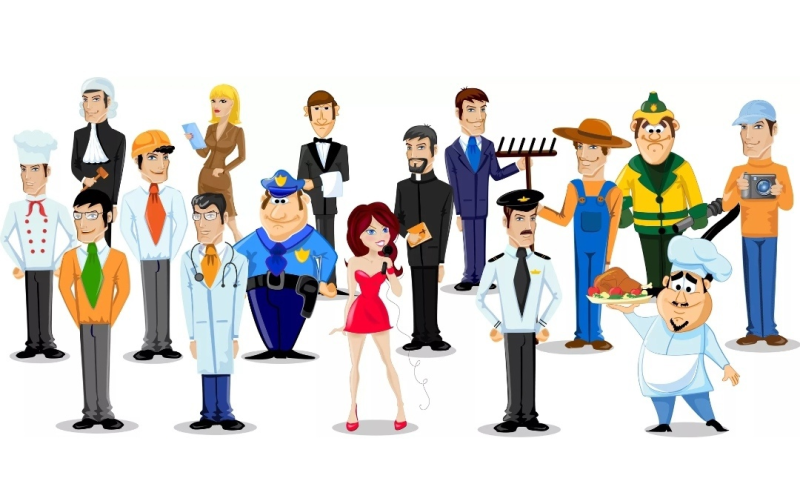 Рисунки разных профессий
