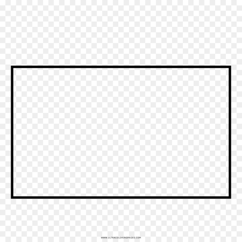 Рамка прямоугольная на прозрачном фоне черная