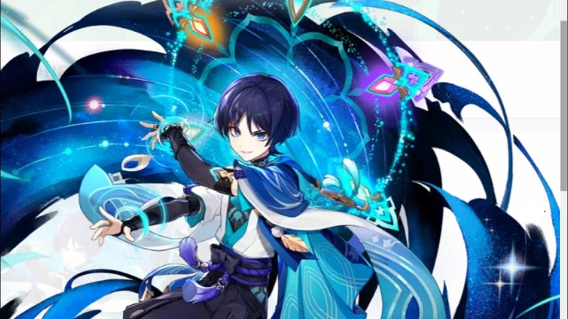 Странник Геншин арт