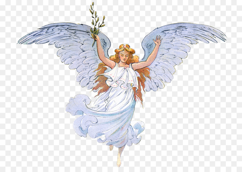 Ангел на прозрачном фоне