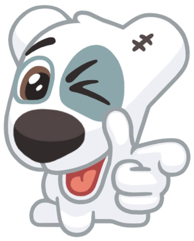 Стикеры ВК Спотти