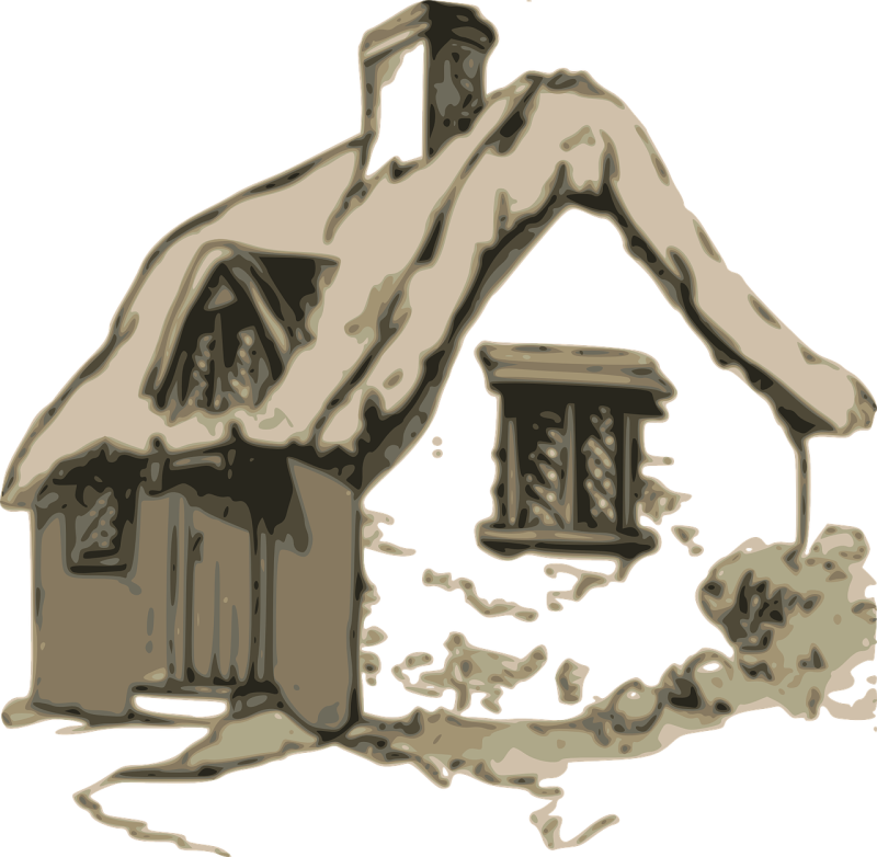 Домик на прозрачном фоне