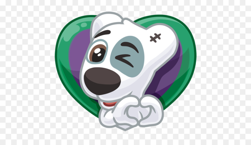 Стикер "собачка"