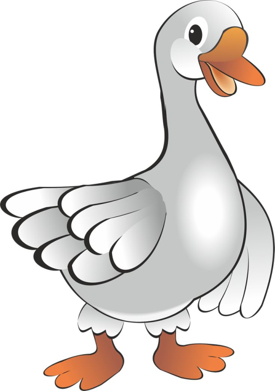 Гусь мультяшный