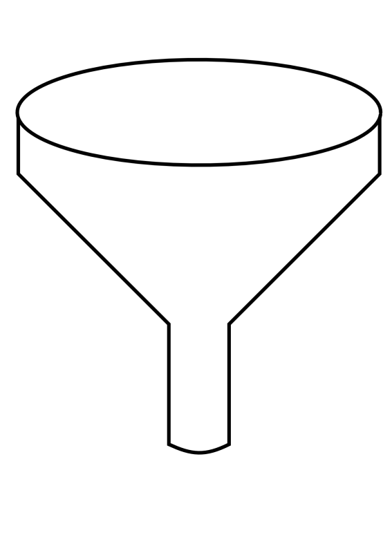 Воронка раскраска