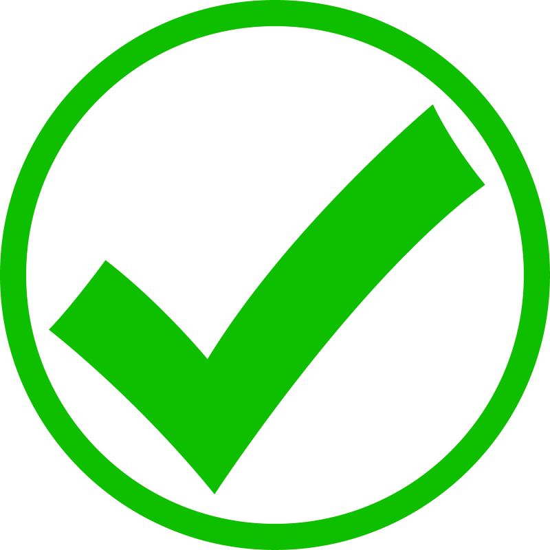 Знак галочка