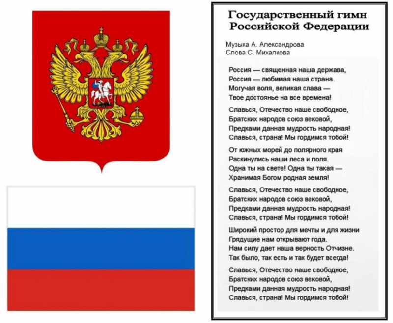 Символы государства России