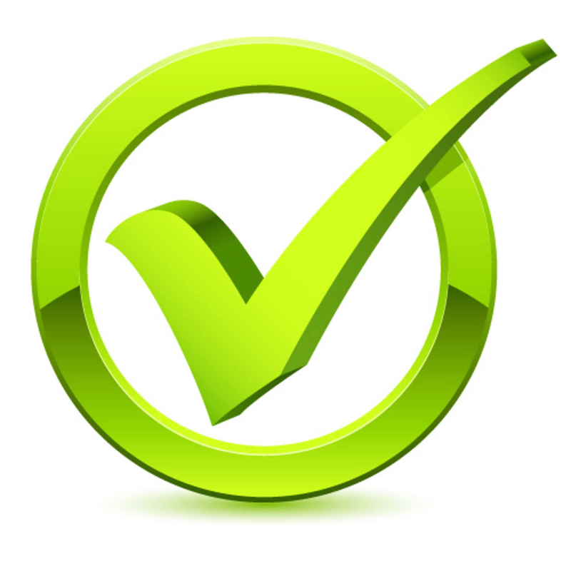 Галочка в круге