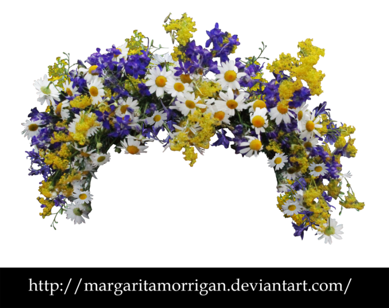 Венок из цветов на голову