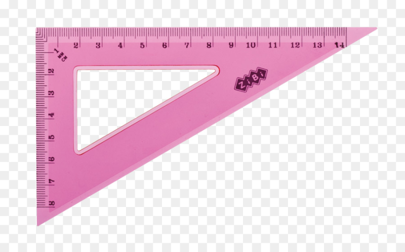 Линейка треугольная угольник