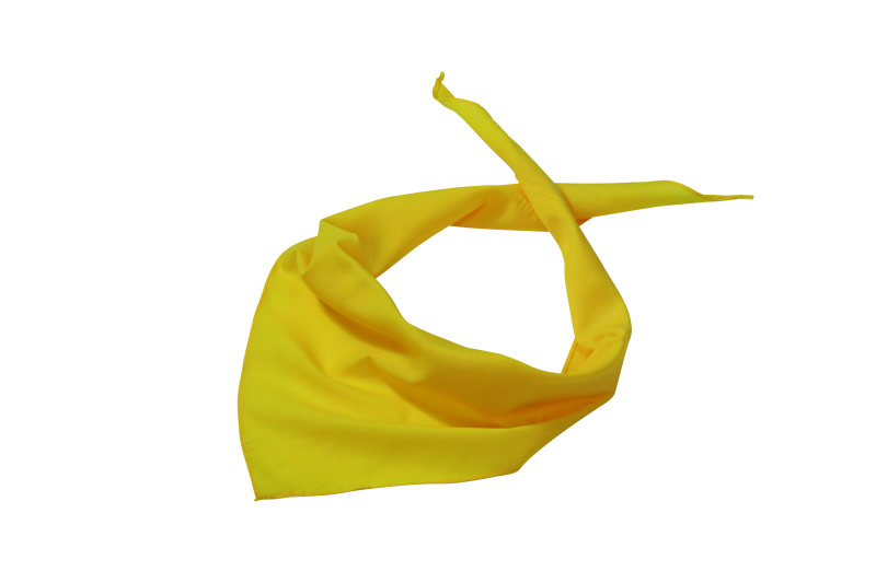 Галстук желтый