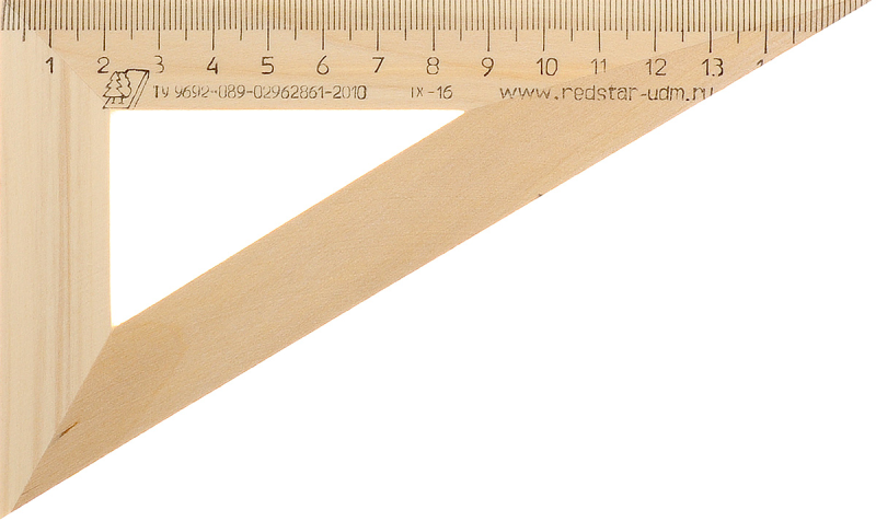 Треугольник 60 градусов линейка