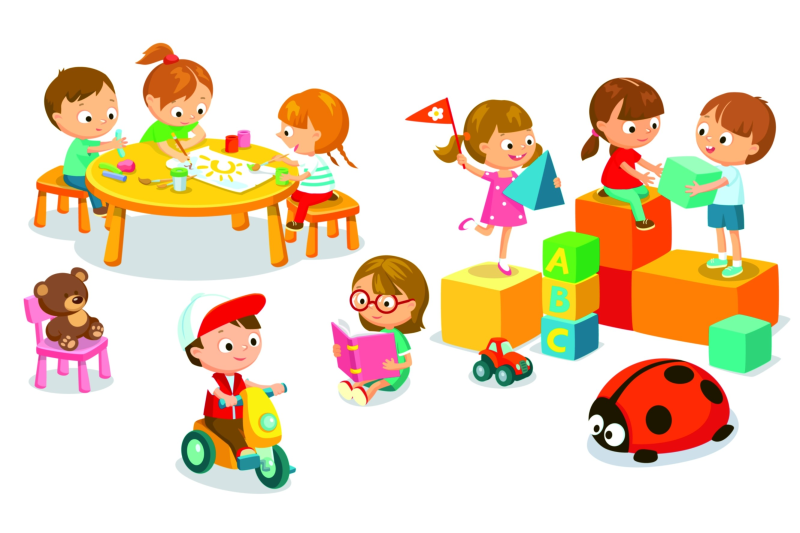 Дети в детском саду