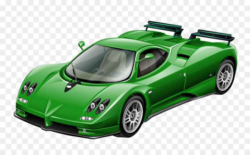 Пагани зонда зелёная