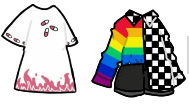 Одежда на белом фоне