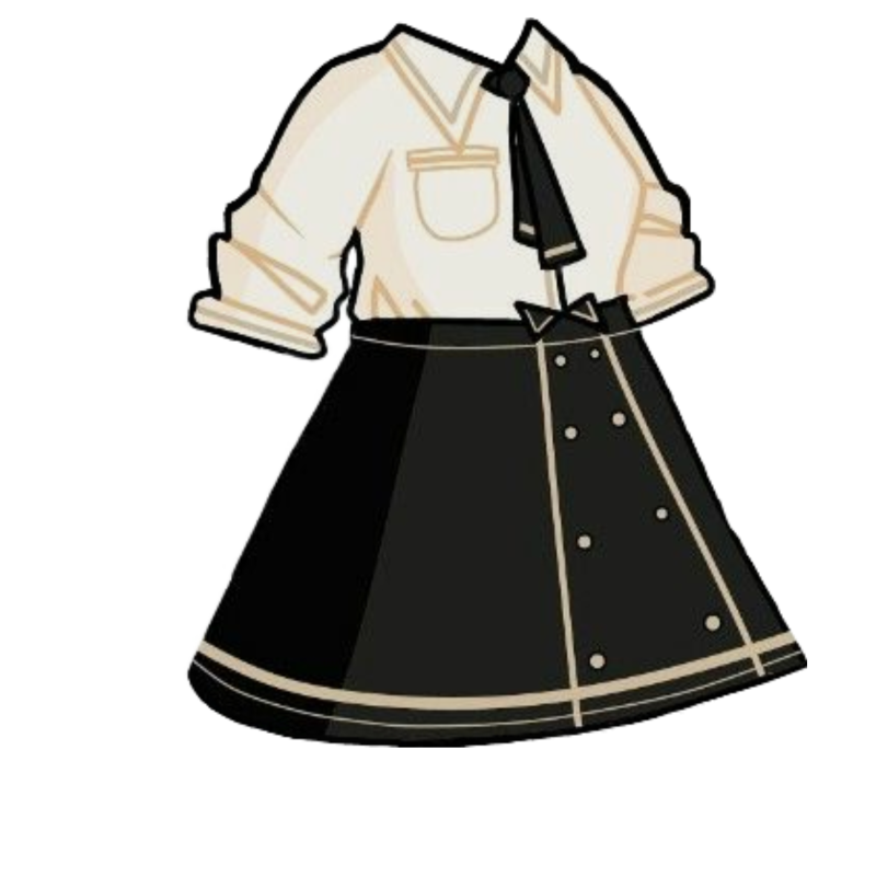 Костюм горничной гача лайф