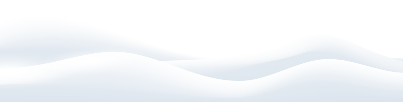 Сугробы снега на прозрачном фоне