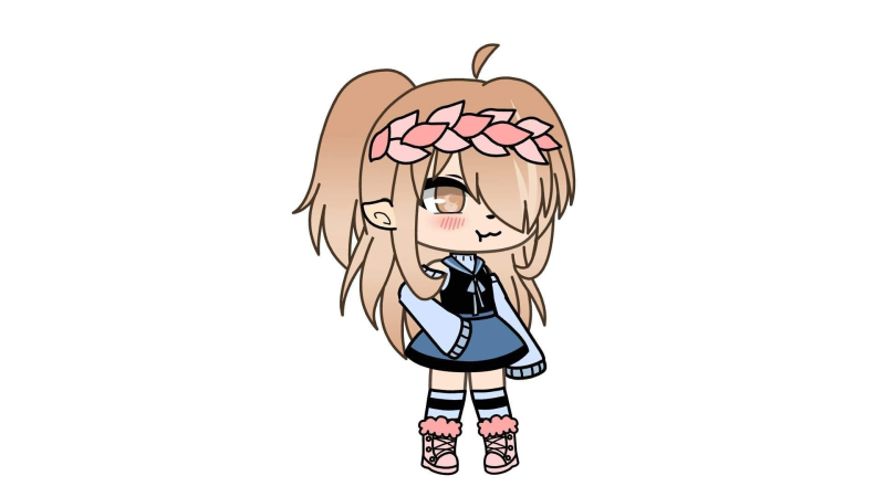 Гача девочка для срисовки