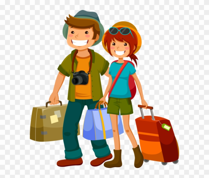 Турист иллюстрация