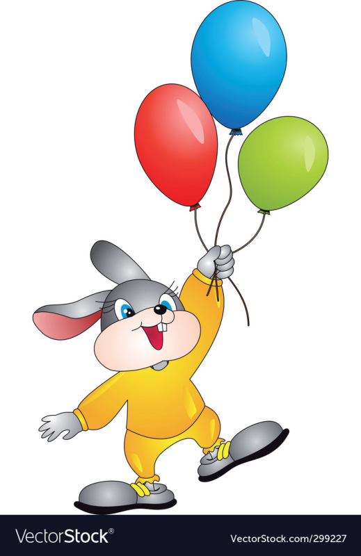 Кролик с шариком