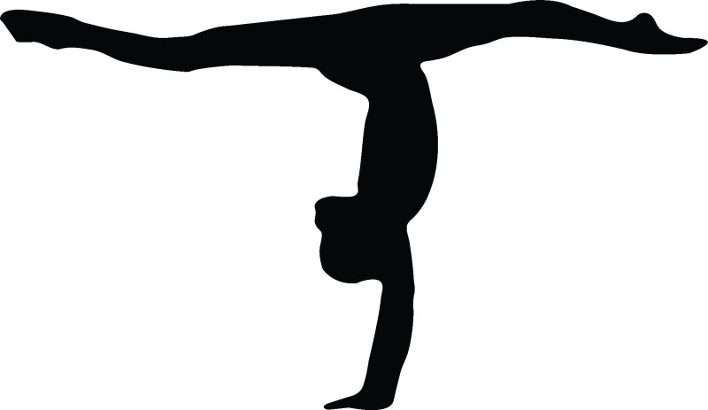 Гимнаст силуэт