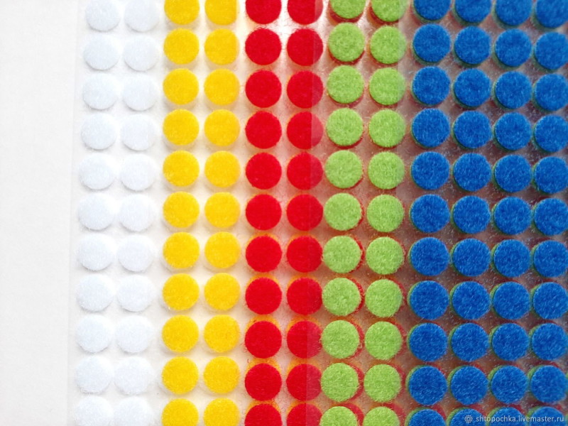 Липучки круглые самоклеющиеся