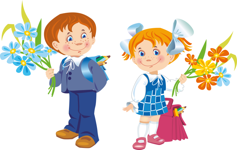 Первоклассники мультяшные