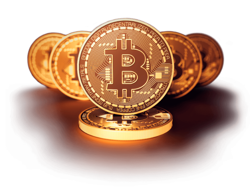 Биткоин монета без фона